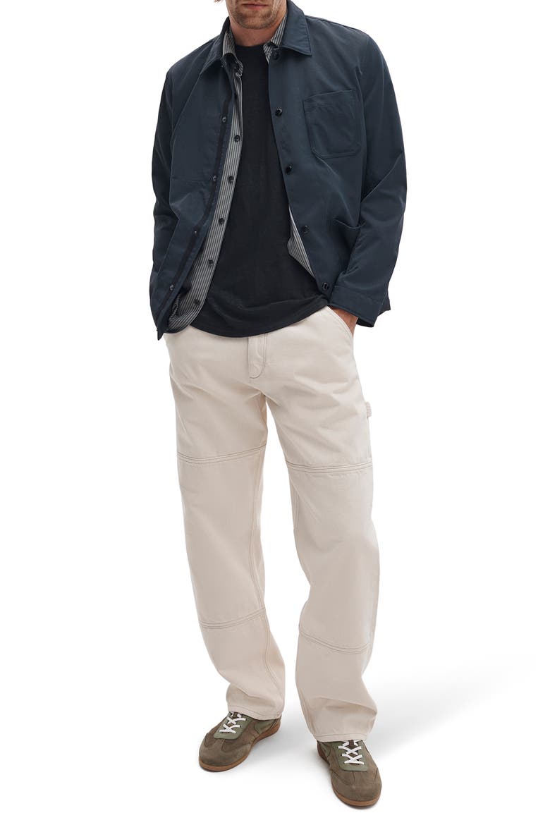 Classic Linen T-Shirt, Alternate, color, BLACK