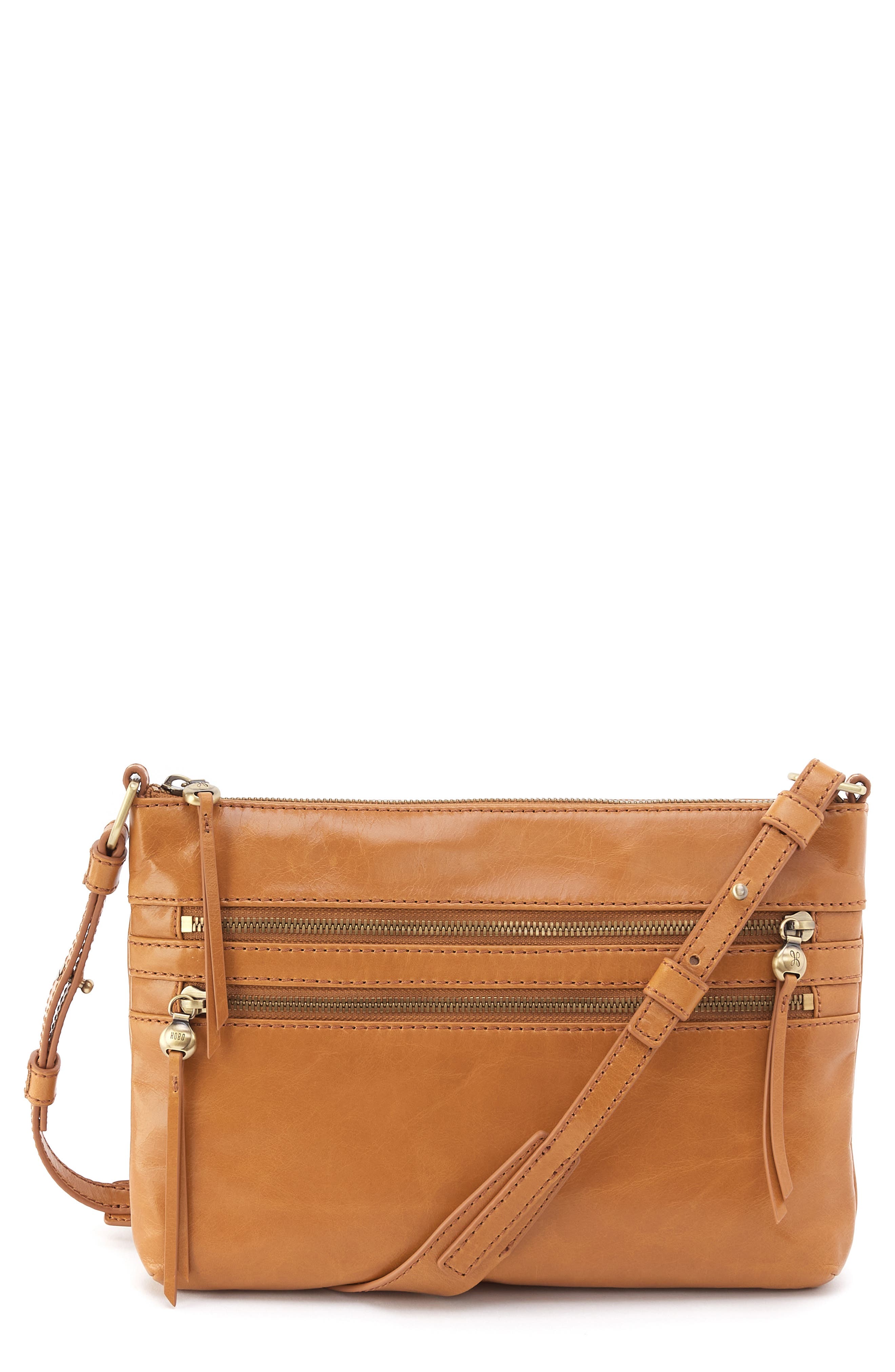 Hobo Billie Leather Crossbody Bag In Natural