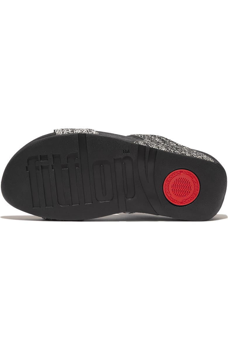 FitFlop Lulu Shimmerweave Platform Slide Sandal, Alternate, color,