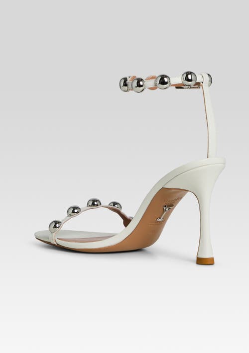 Retroféte Retrofête Amata Embellished Heel In White/silver
