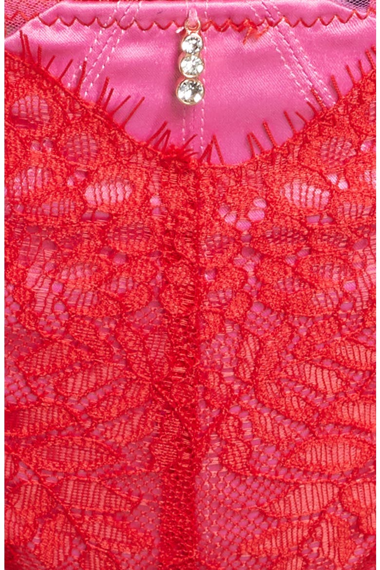 Lovers Spark Lace Thong, Alternate, color, PINK