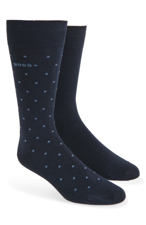 Assorted 2-Pack Dot & Solid Dress Socks