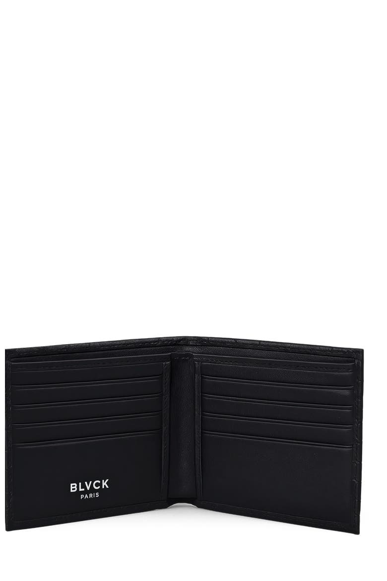 Croco Wallet, Alternate, color, Black