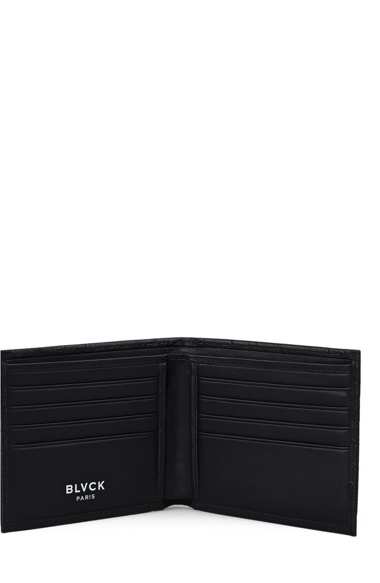 Blvck Croco Wallet, Alternate, color, Black