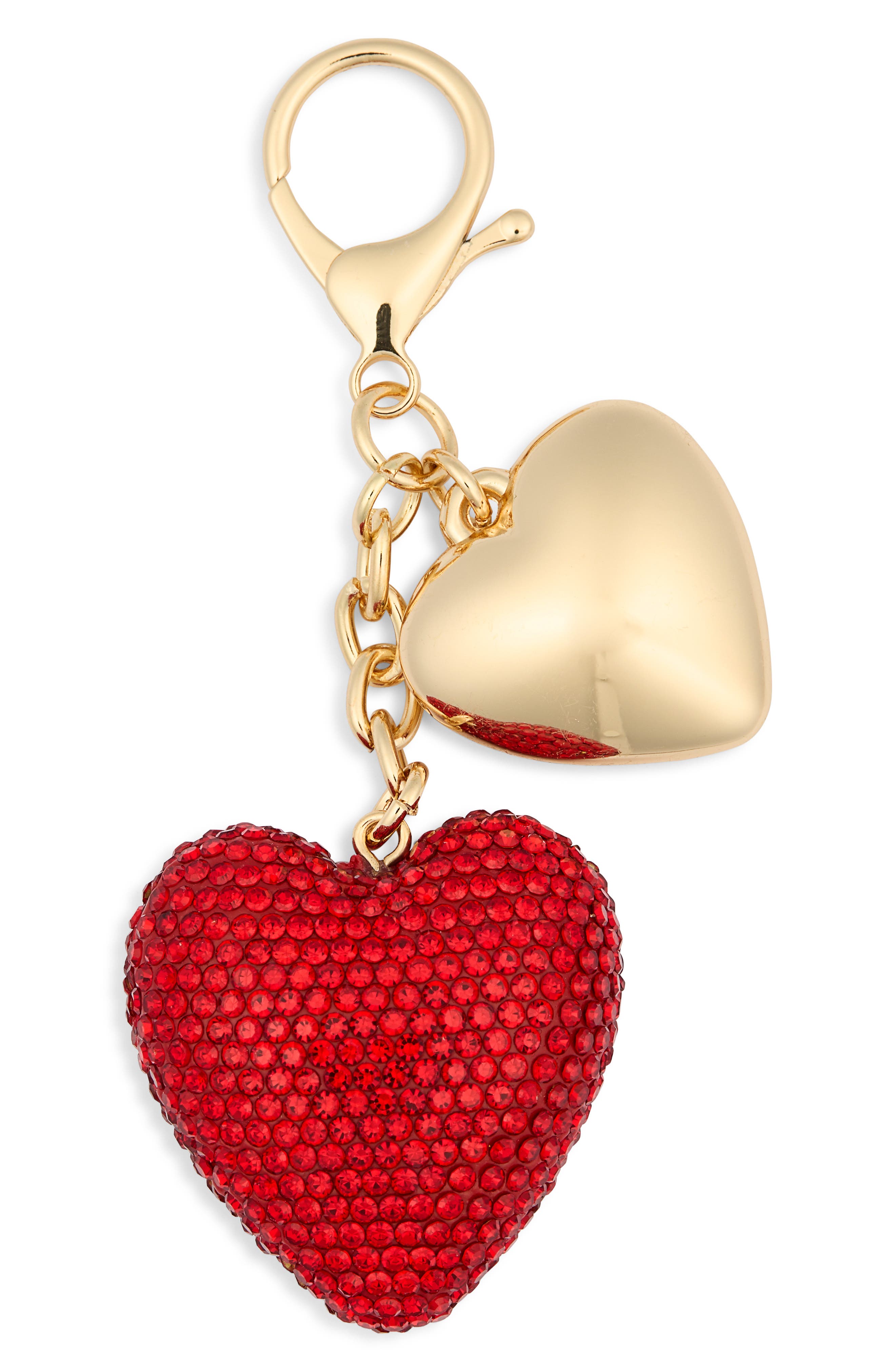 Leith Pavé Heart Bag Charm