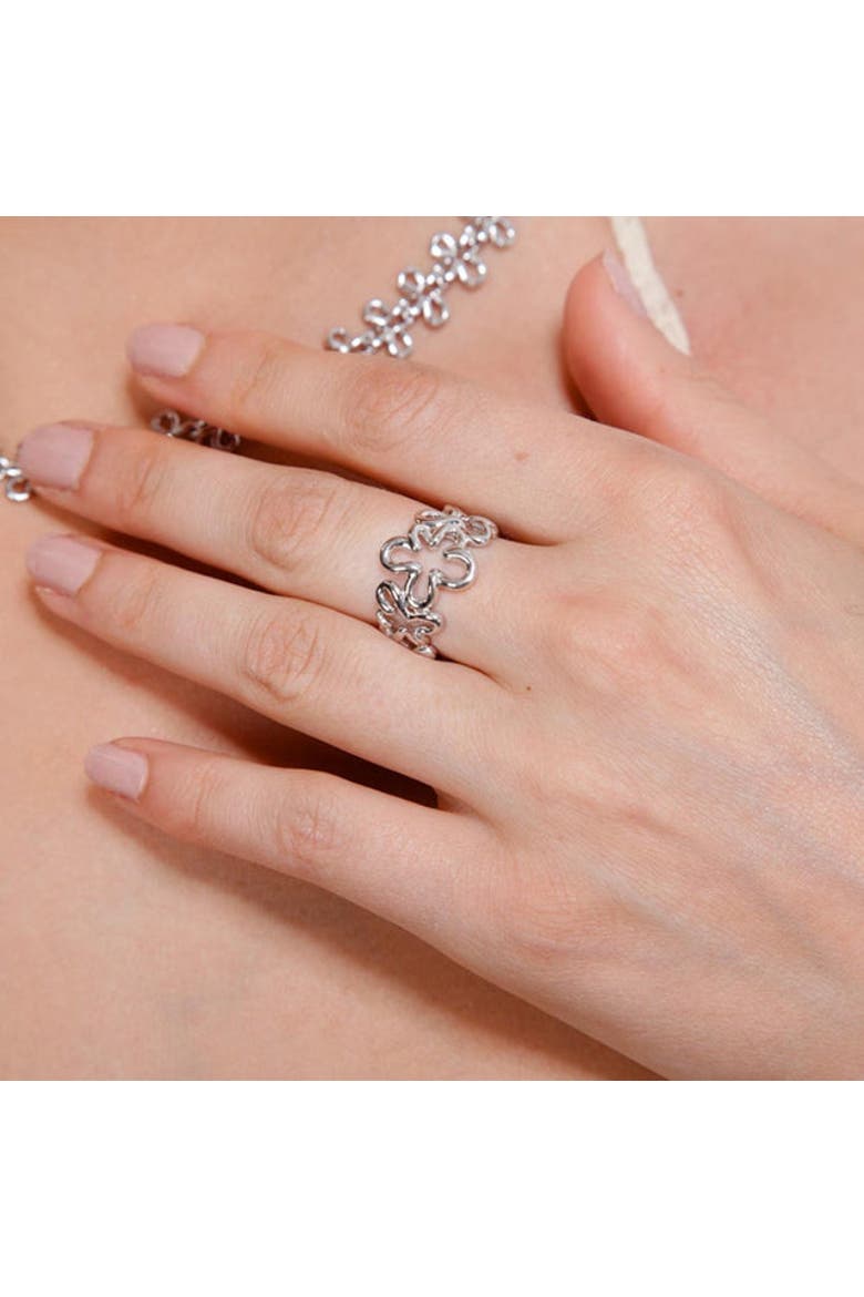 Splash Ring, Alternate, color, Sterling Silver