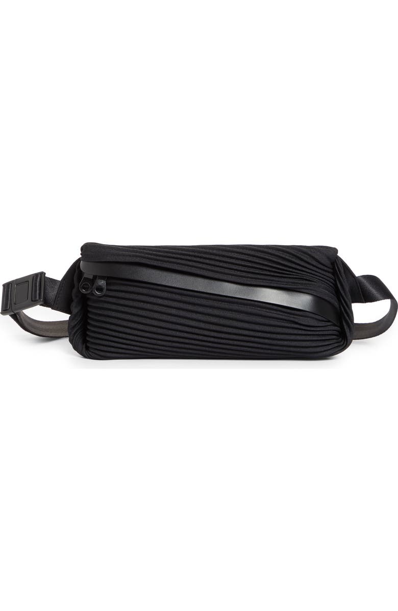 Pleats Please Issey Miyake Bias Pleated Belt Bag, Main, color,