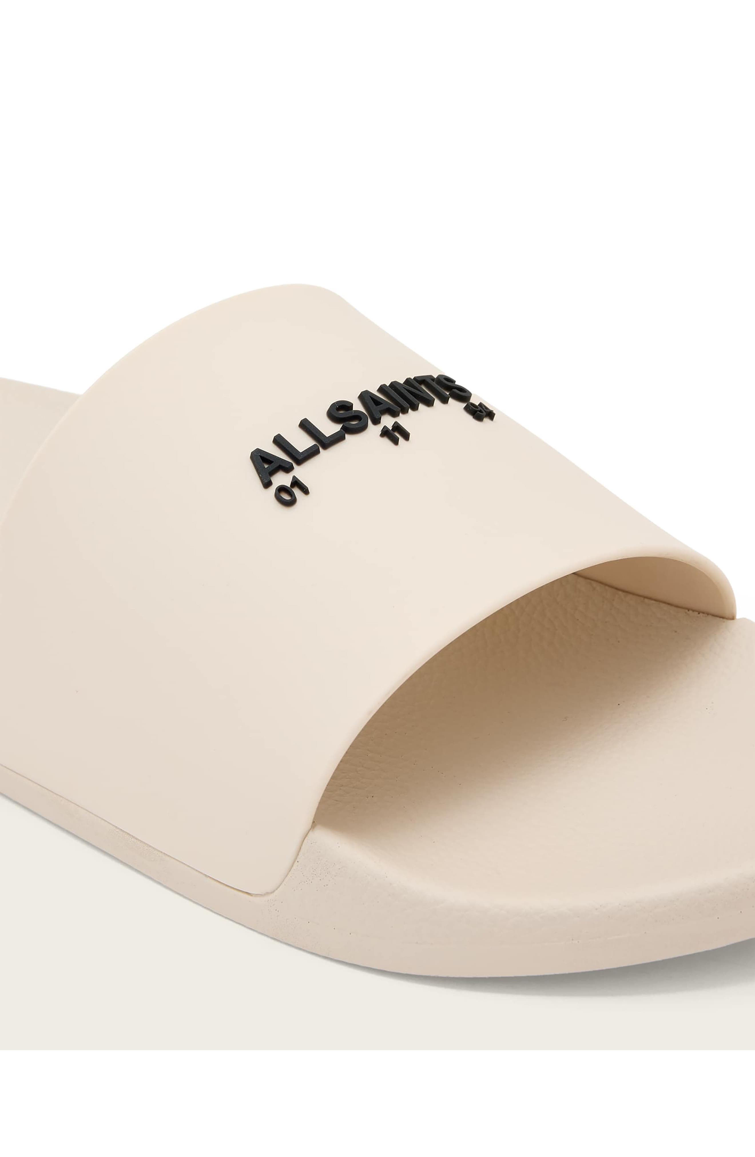 Date Slide Sandal, Alternate, color, CHALK WHITE