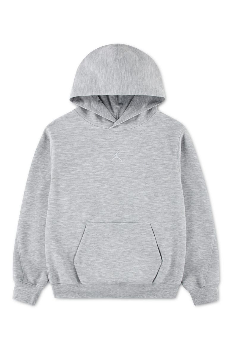 Kids' Dri-FIT MJ Core Sport Hoodie, Main, color, LIGHT GRAY HEATHER