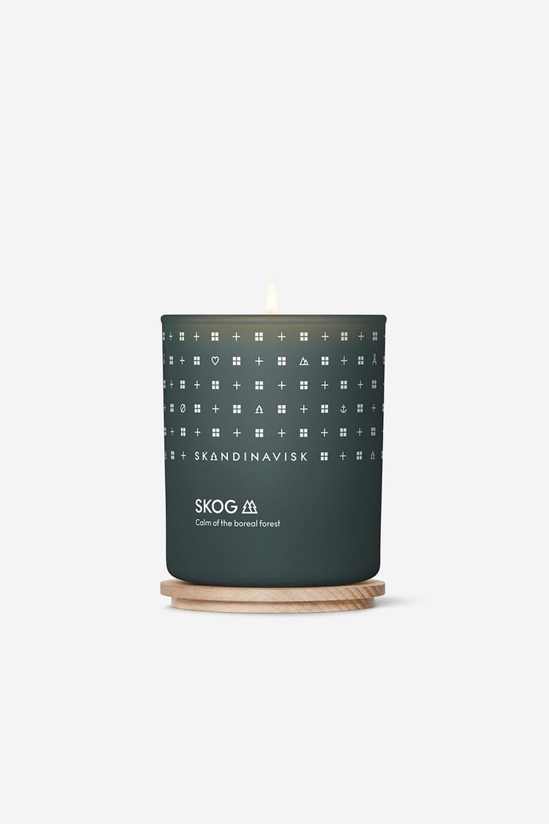 SKOG Scented Candle 200g, Alternate, color, Green