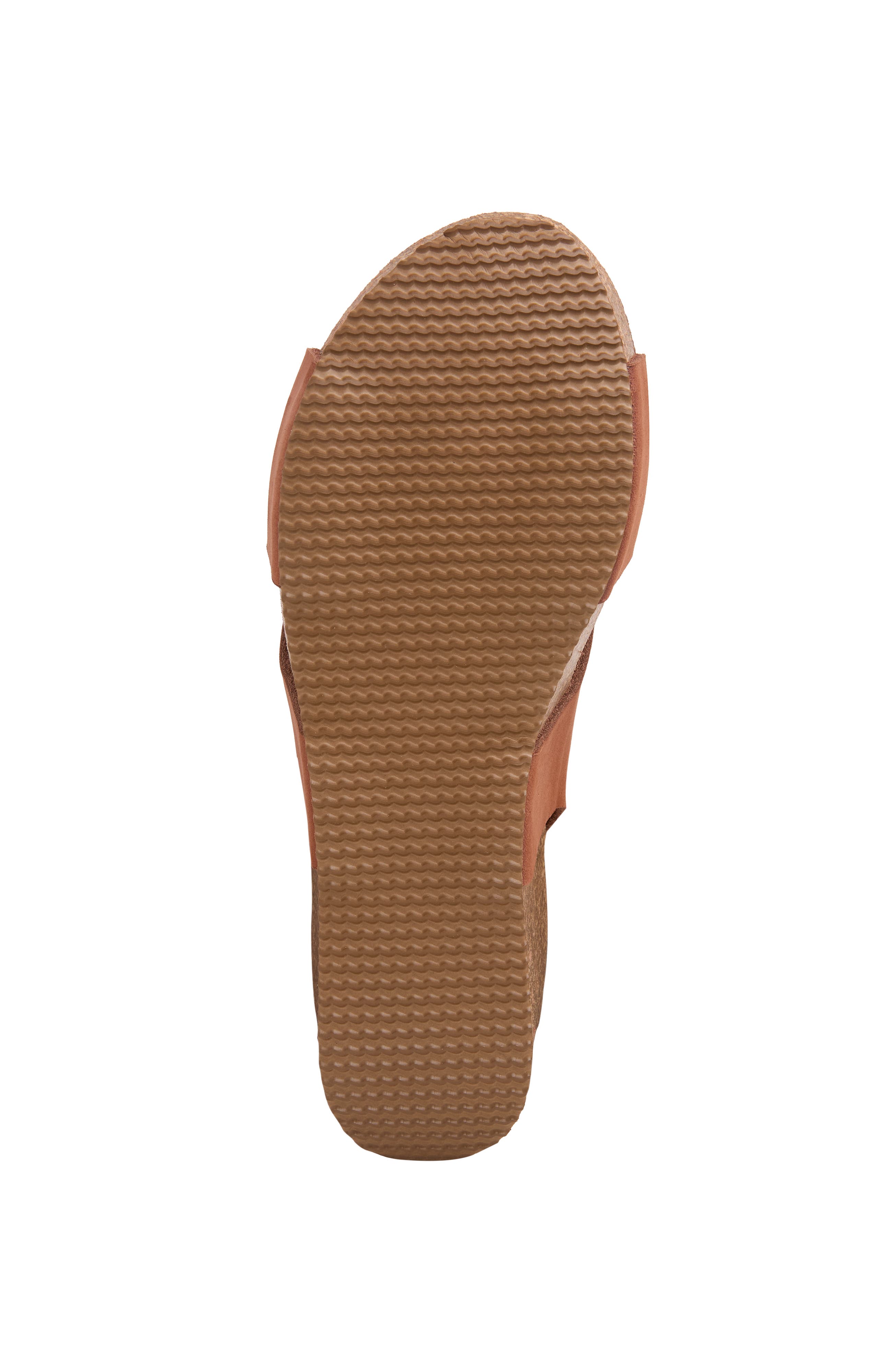 Celtic & Co. Crossover Detail Wedge Sandal, Alternate, color, Tan