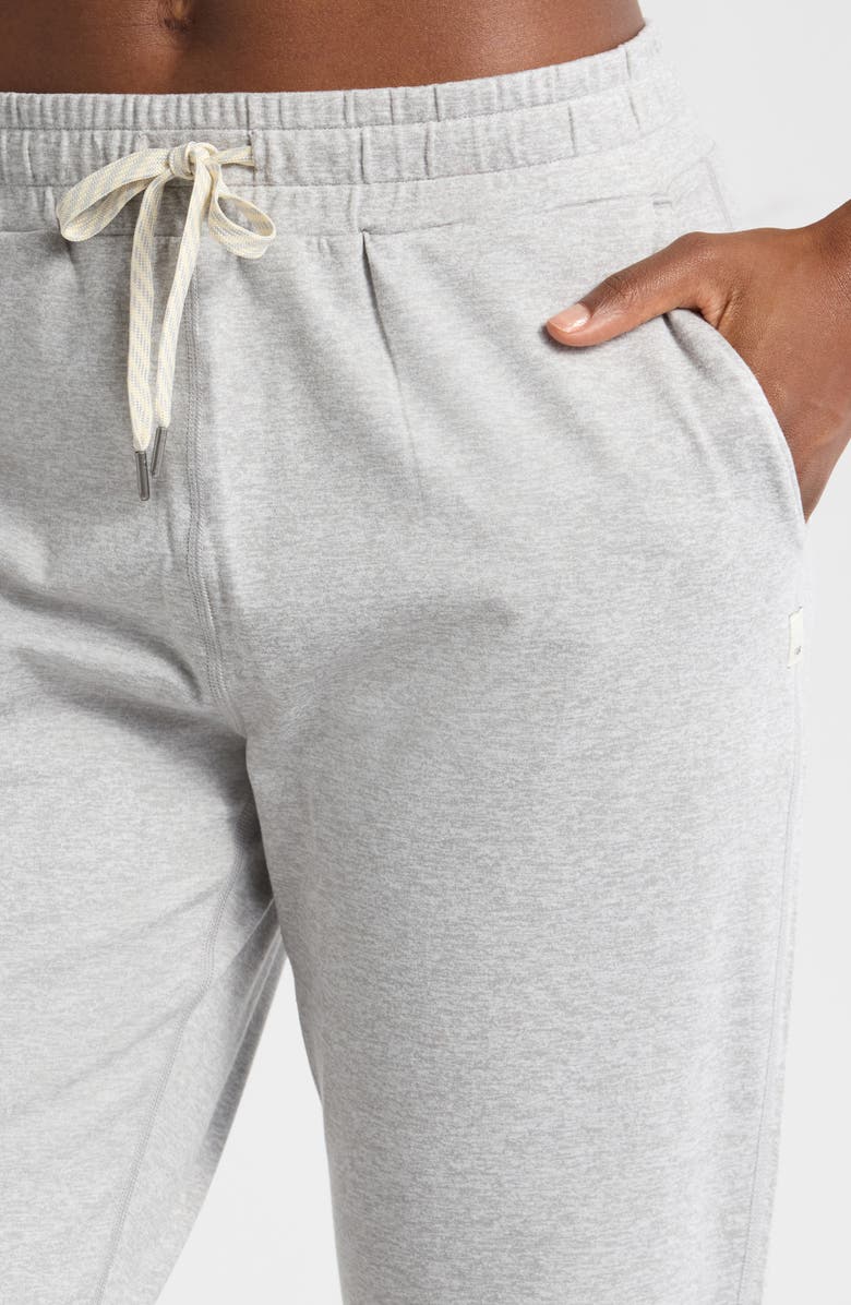 Vuori DreamKnit<sup
™</sup
 Performance Long Joggers, Alternate, color, Pale Grey Heather