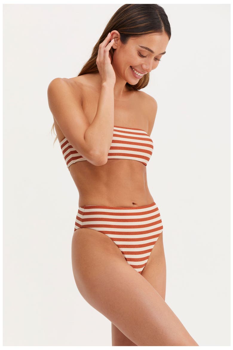 Emma Bandeau Swim Top, Alternate, color, TER /IVO