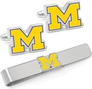 Cufflinks, Inc. NCAA Michigan Wolverines Cuff Links & Tie Bar