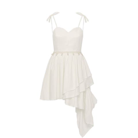 Bow Strap Layered Dress