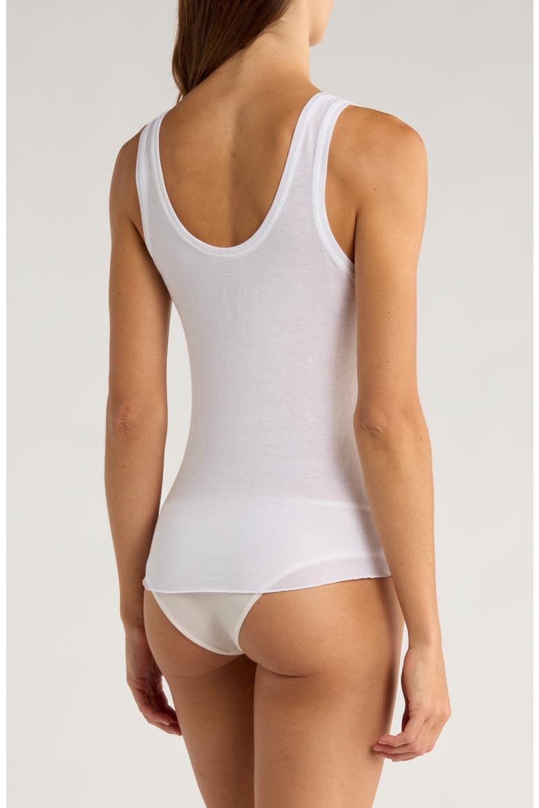 Luxe Delicate Layering Tank Top, Alternate, color, WHITE