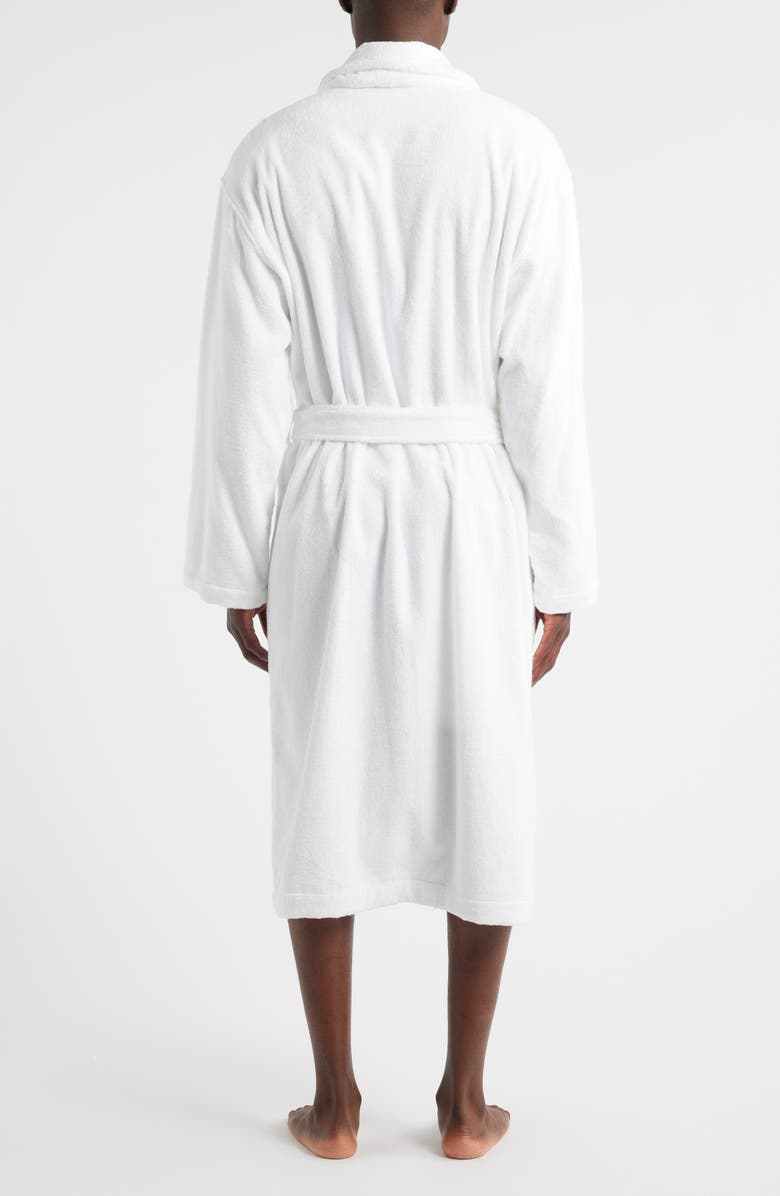 Polo Ralph Lauren Bear Embroidered Terry Cloth Robe, Alternate, color, White