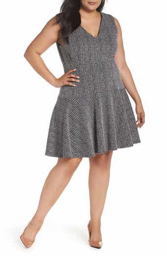 Eliza J Drop Waist Sleeveless Dress