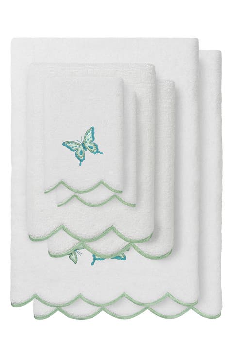 6-Piece Brittney Embroidered Turkish Cotton Towel Set