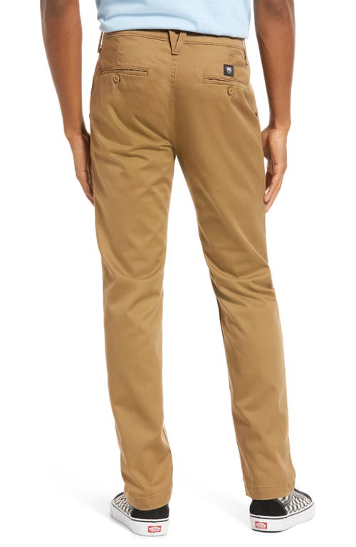 Shop Vans Authentic Slim Fit Chino Pants In Dirt