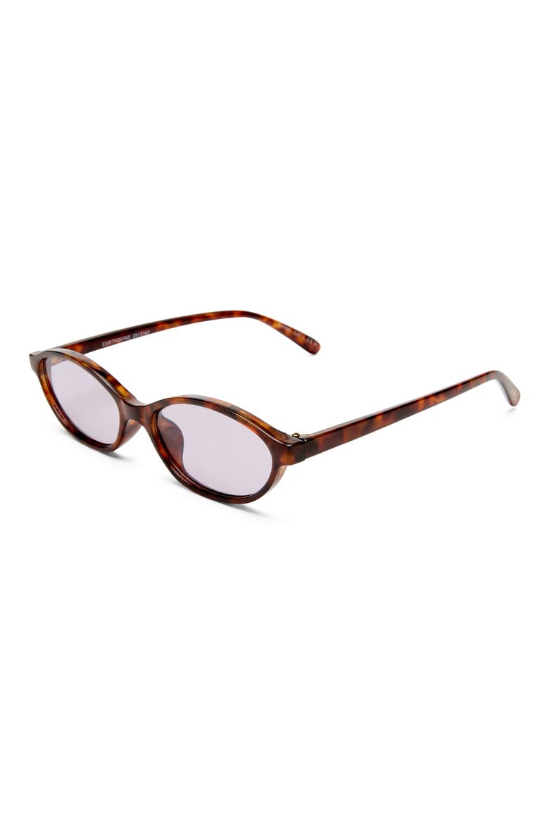 Earthshine 54mm Oval Sunglasses, Alternate, color, AMBER TORT / LAVENDAR TINT