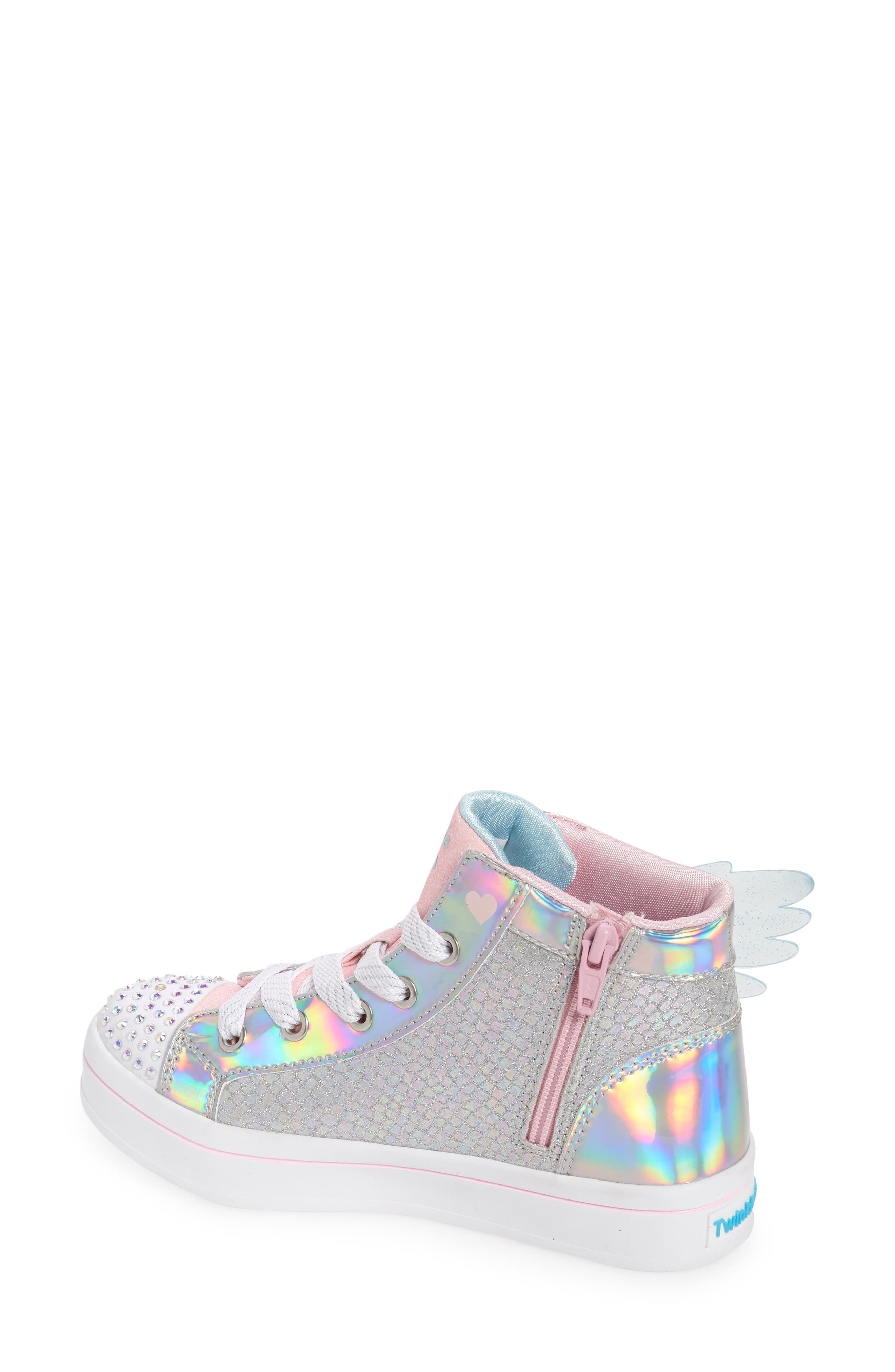 SKECHERS Twi-Lites 2.0 Light-Up High-Top Sneaker, Alternate, color, 