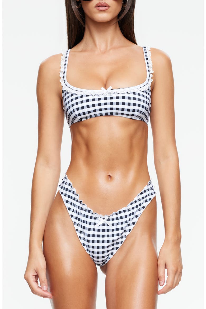Tide Bikini Top, Alternate, color, NOIR CHECK