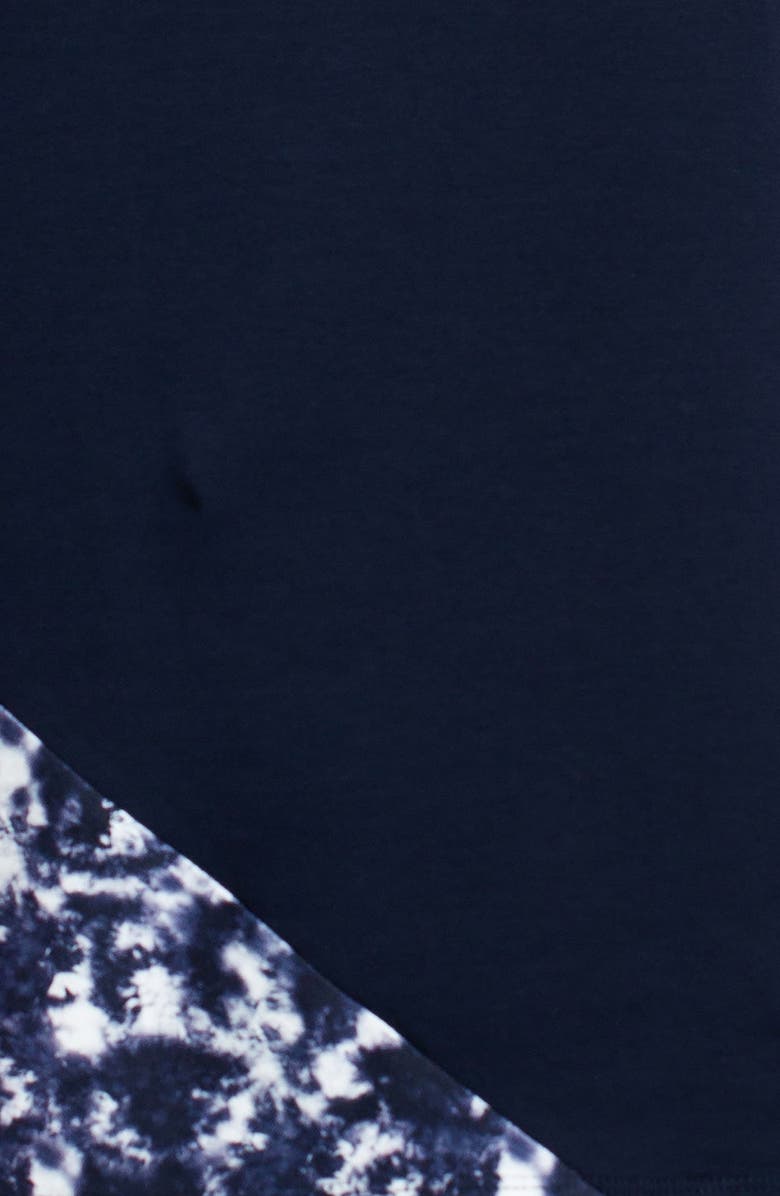 Maceoo Panel Tie Dye Blue T-Shirt, Alternate, color, Blue