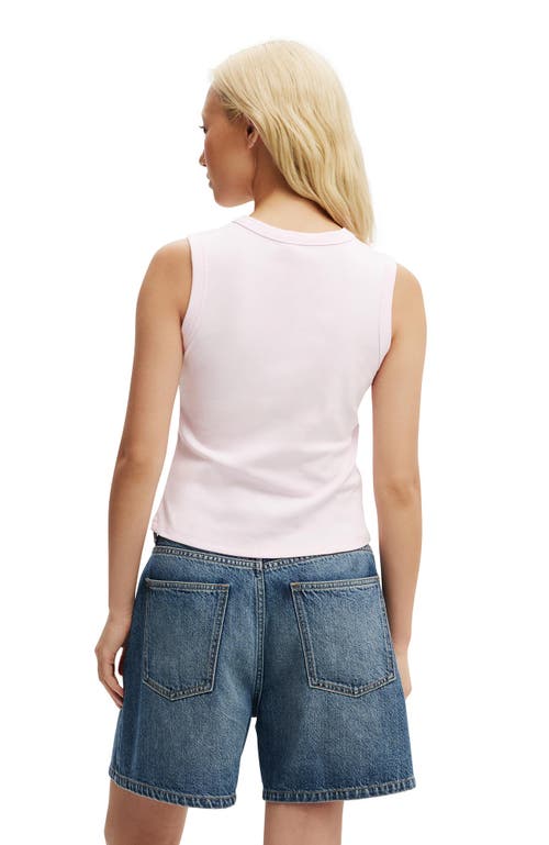 Cotton On Charlie Button Front Tank In Babydoll