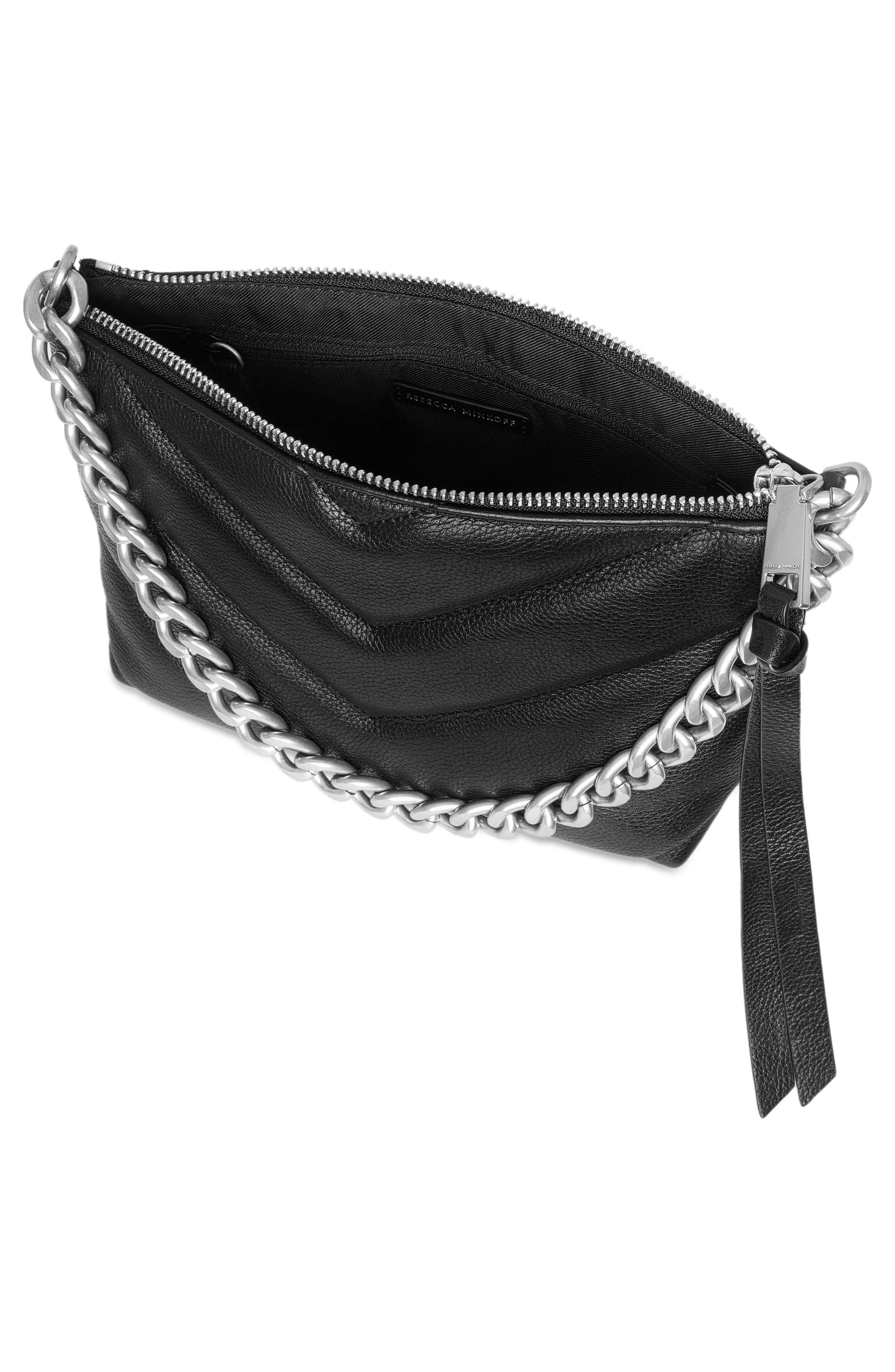 Rebecca Minkoff Edie Quilted Leather Crossbody Bag, Alternate, color, 