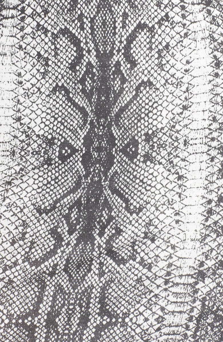 The Kooples Python Print Crisscross Sheath Dress, Alternate, color,