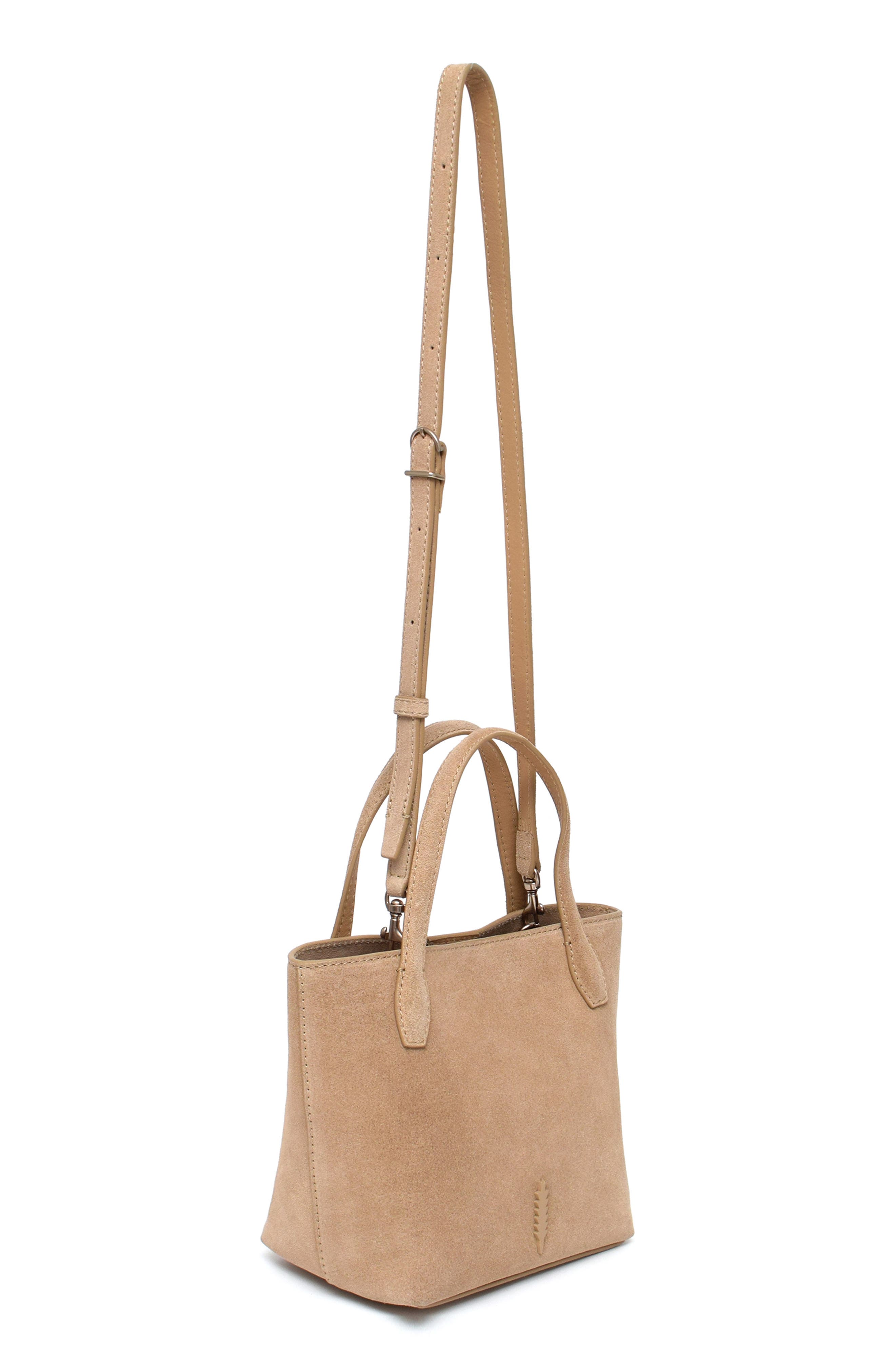 Thacker Asher Suede Tote, Alternate, color, Nutmeg
