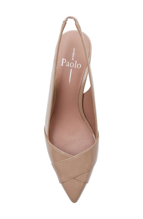Linea Paolo Nelly Pointed Toe Slingback Pump In Maple Sugar
