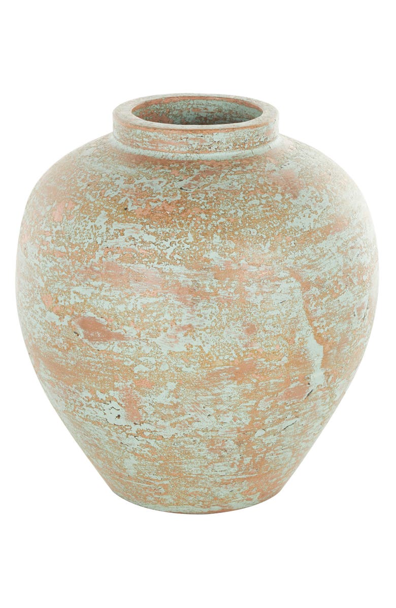GINGER BIRCH STUDIO Brown Ceramic Vase, Alternate, color, Brown