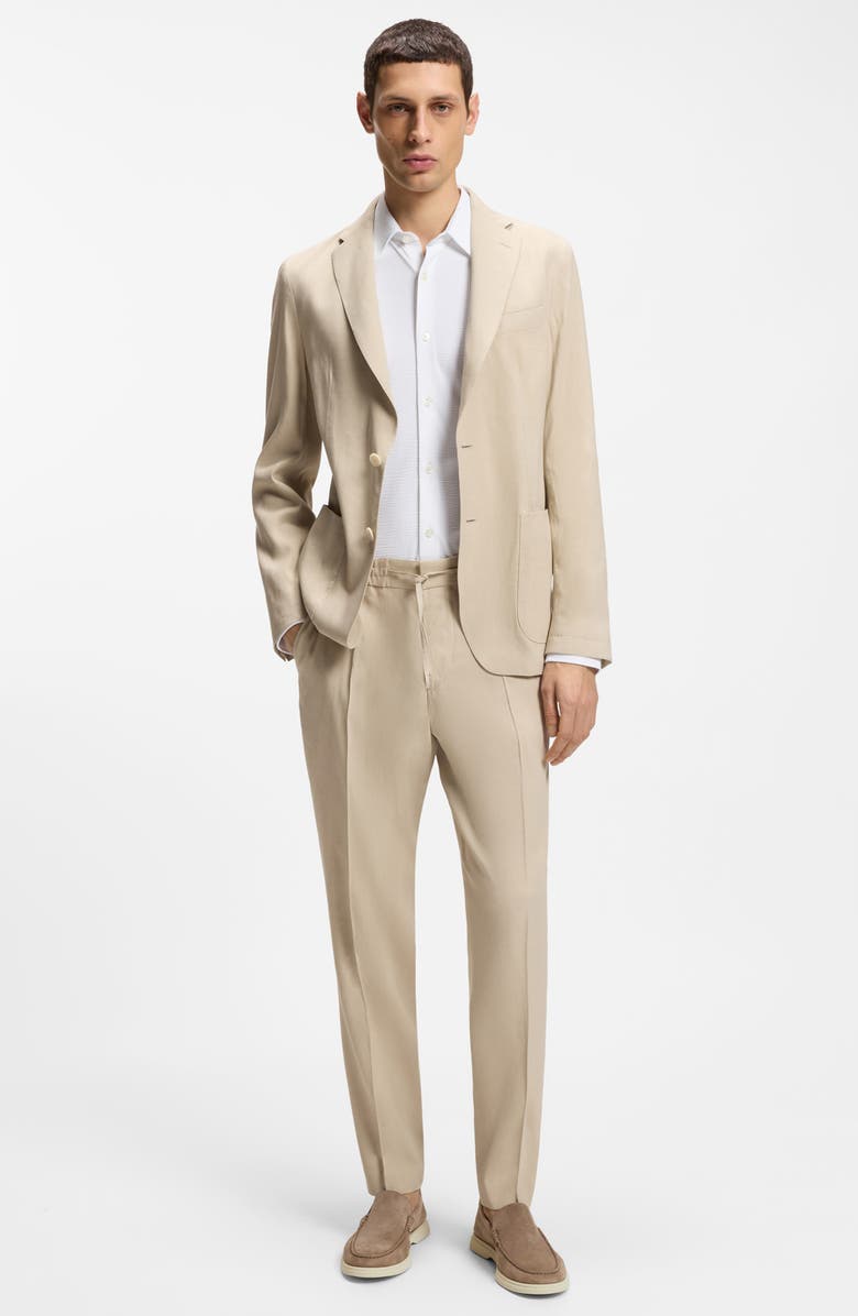 BOSS Sienne Moc Toe Loafer, Alternate, color, Dark Grey