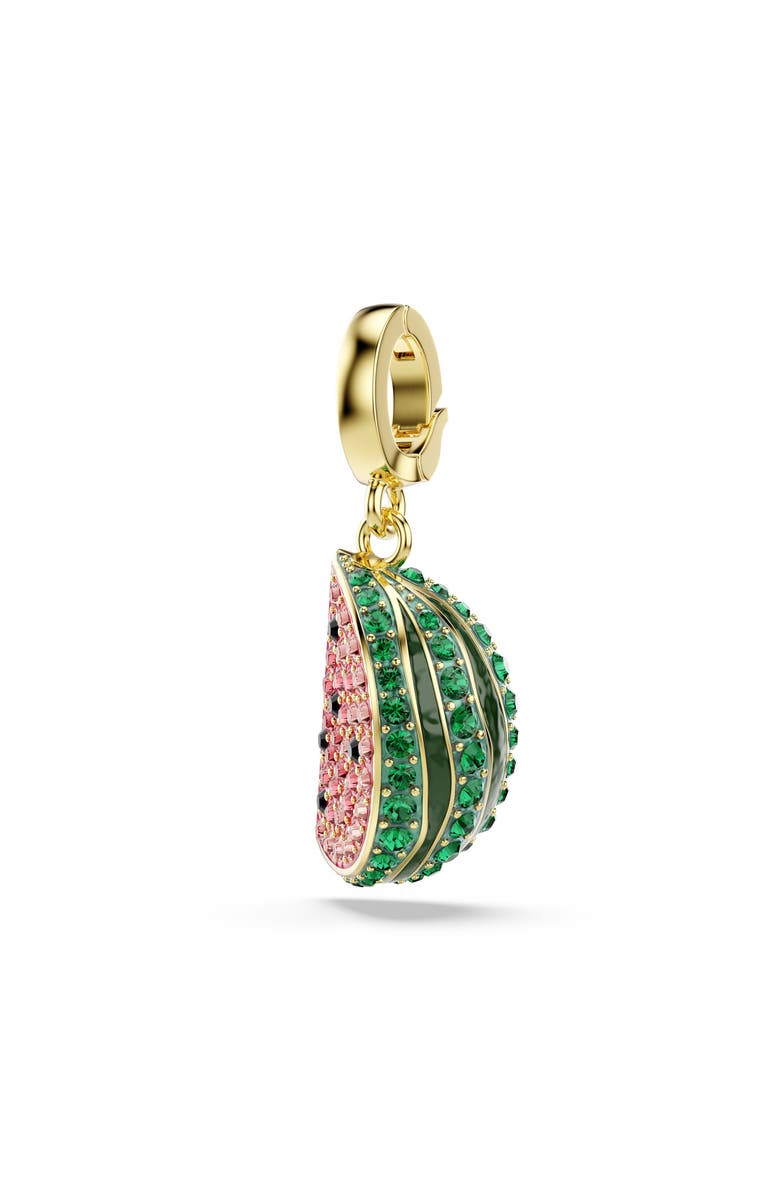 Swarovski Idyllia Watermelon Charm, Alternate, color, Gold/ Multi