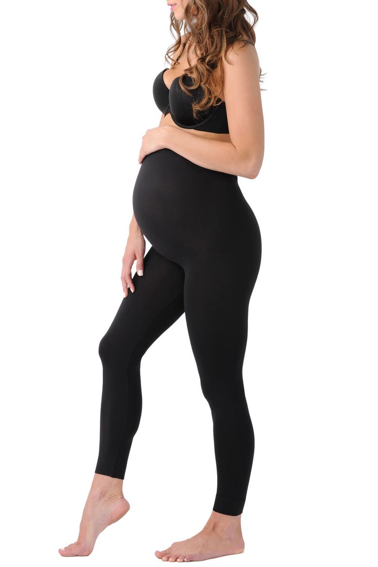 B.D.A.™ Stretch Knit Leggings, Alternate, color, BLACK