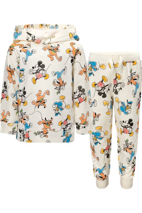 Mickey Mouse Fleece 2-piece Hoodie And Joggers Set