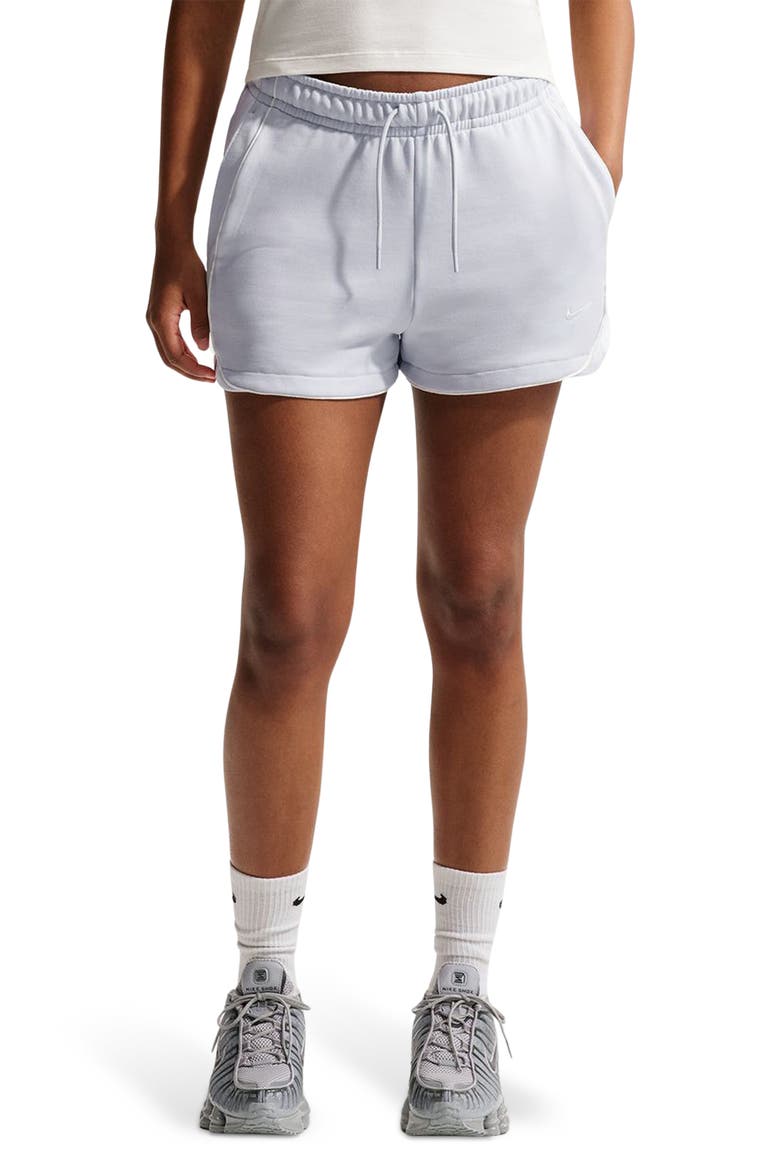 Sportswear Street GX Fleece Shorts, Main, color, PURE PLATINUM/WHITE/SAIL/SAIL