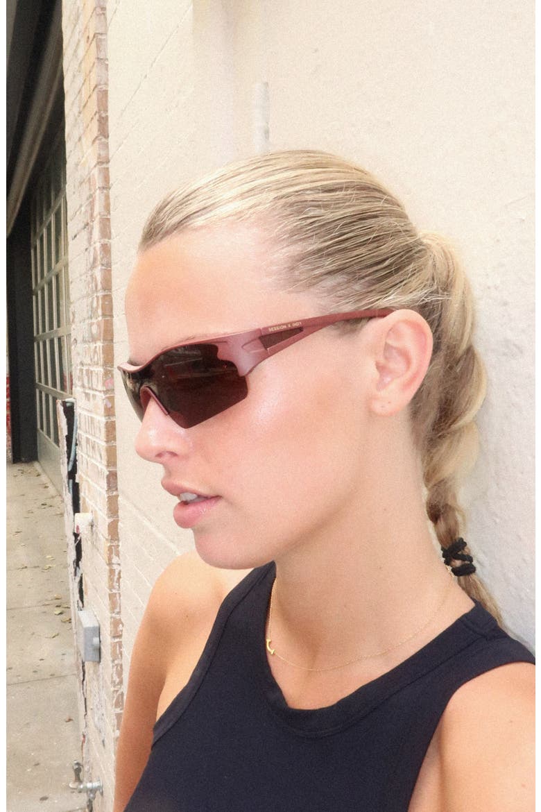 Session Sport Polarized Sunglasses, Alternate, color, Brown