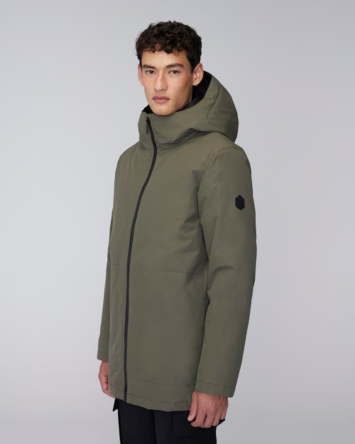 Quartz Co. Jules | Hooded Down Winter Jacket In Olive