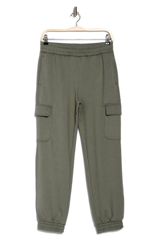 90 Degree By Reflex Alcove Scuba Cargo Joggers In Mulled Basil