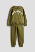 H&M 2-piece Printed Sweatshirt Set