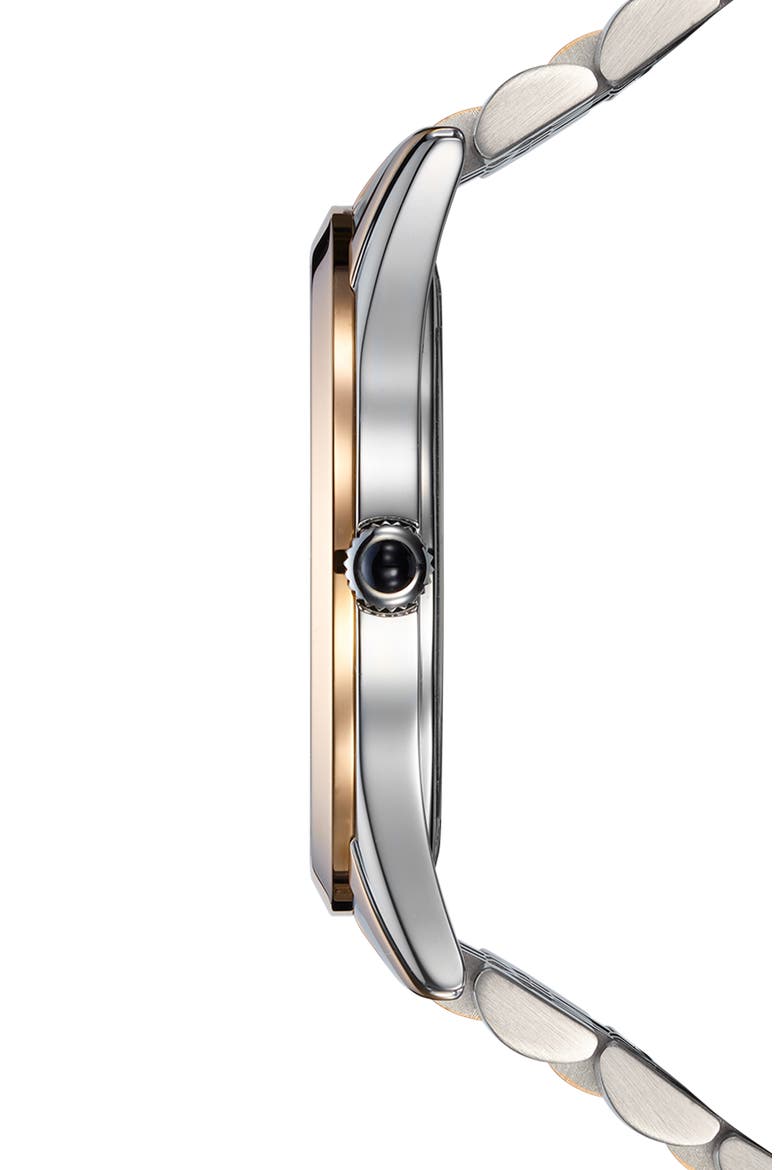 Gent Bracelet Watch, 40mm, Alternate, color, TWO TONE