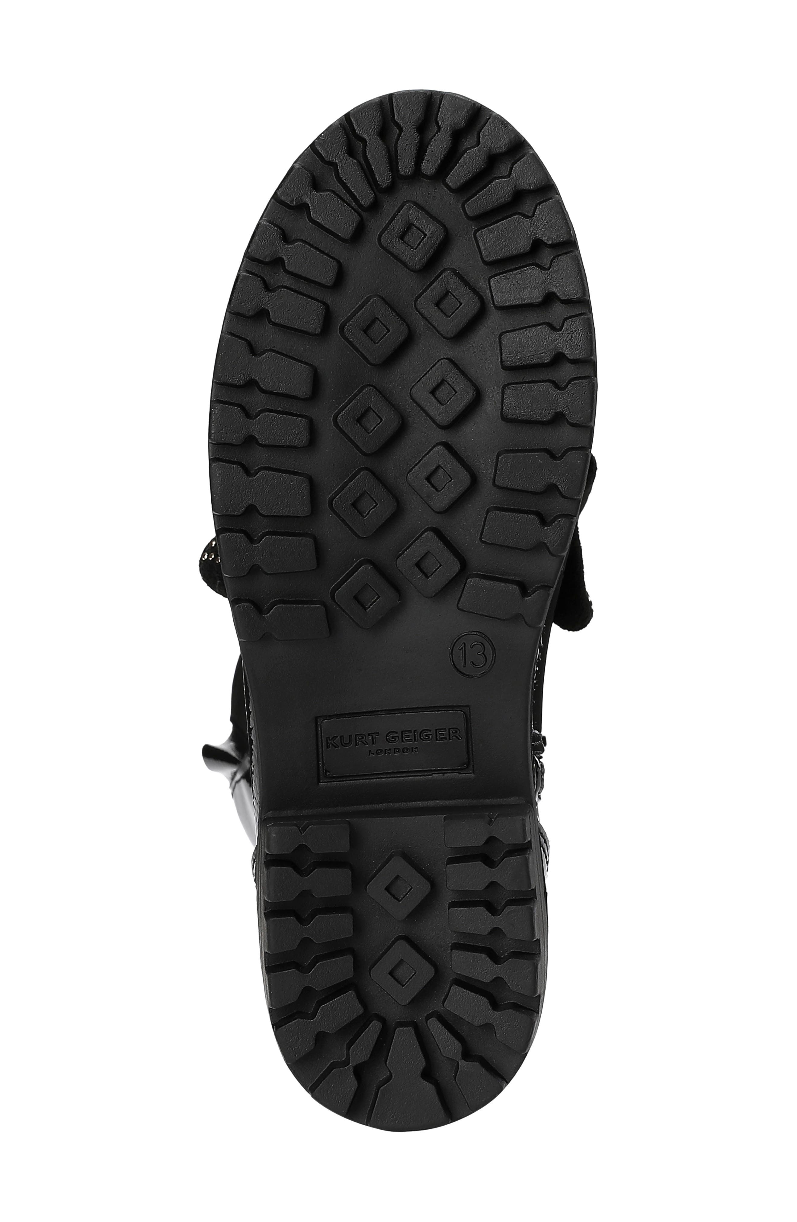 Kurt Geiger London Kids' Kensington Bow Boot, Alternate, color, Black Patent