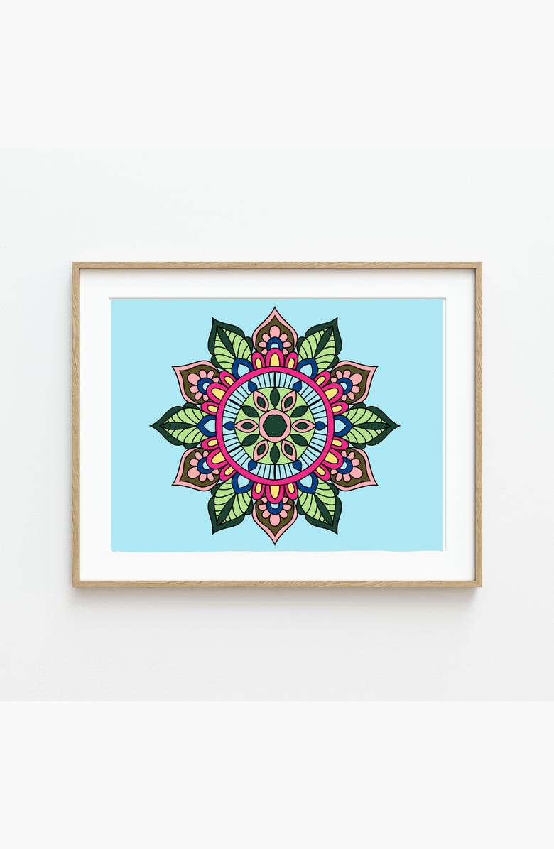 Pink Picasso Kits Mandala Paint by Numbers Kit, Alternate, color, Blue