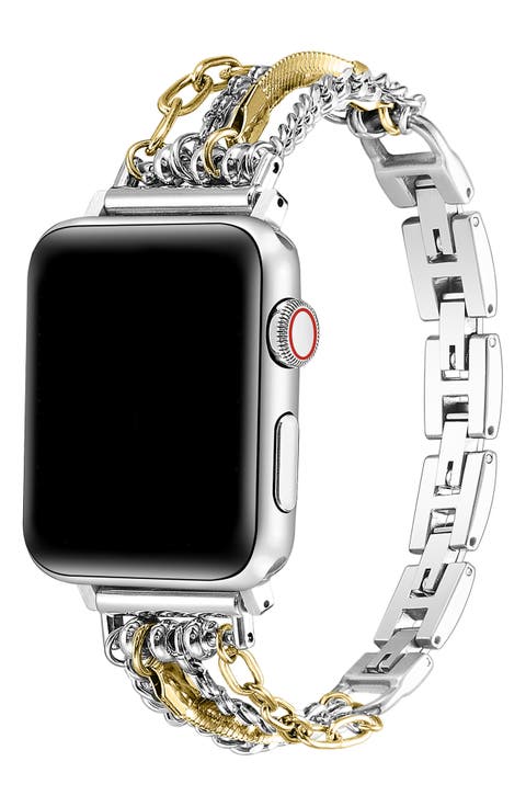 Luca Mixed Metal Chain Watchband