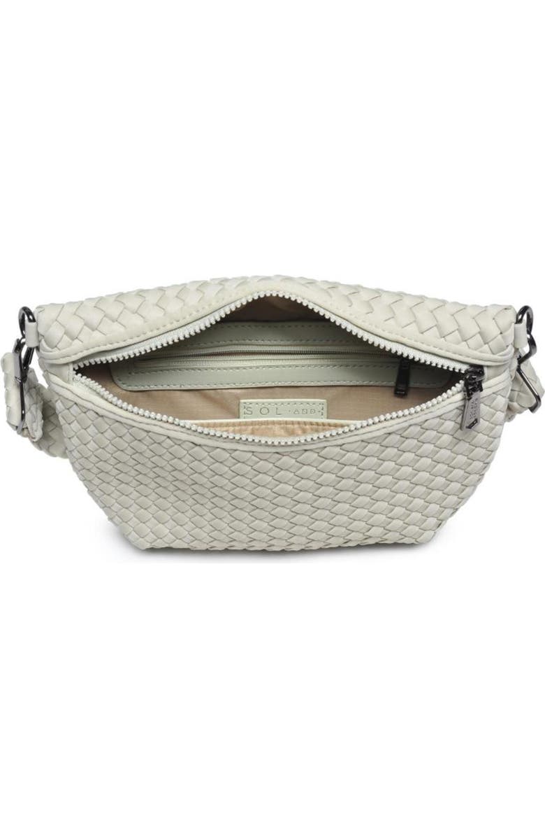 Sol and Selene Ethereal - Woven Neoprene Crossbody Bag, Alternate, color, Sage