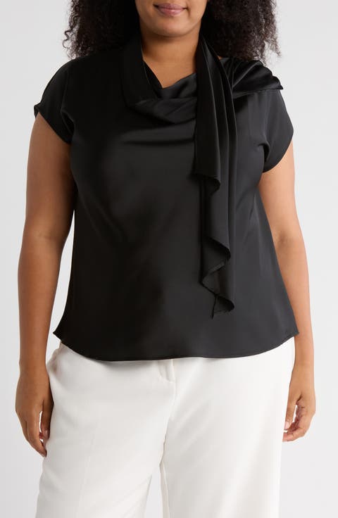 Satin Scarf Top