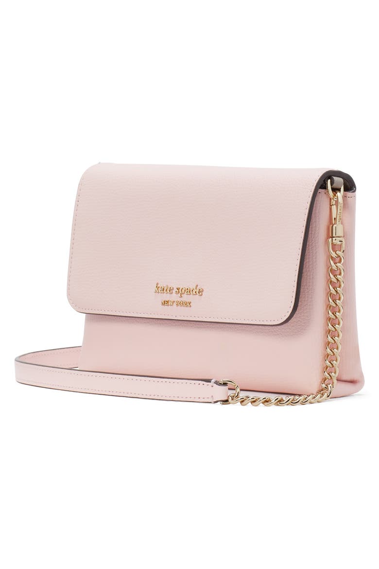 carlyle leather wallet on a chain, Alternate, color, CREPE PINK